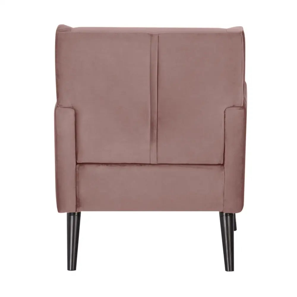 Bianca Accent Sofa Arm Chair Fabric Uplholstered Lounge Couch - Pink - Furniture > Sofas