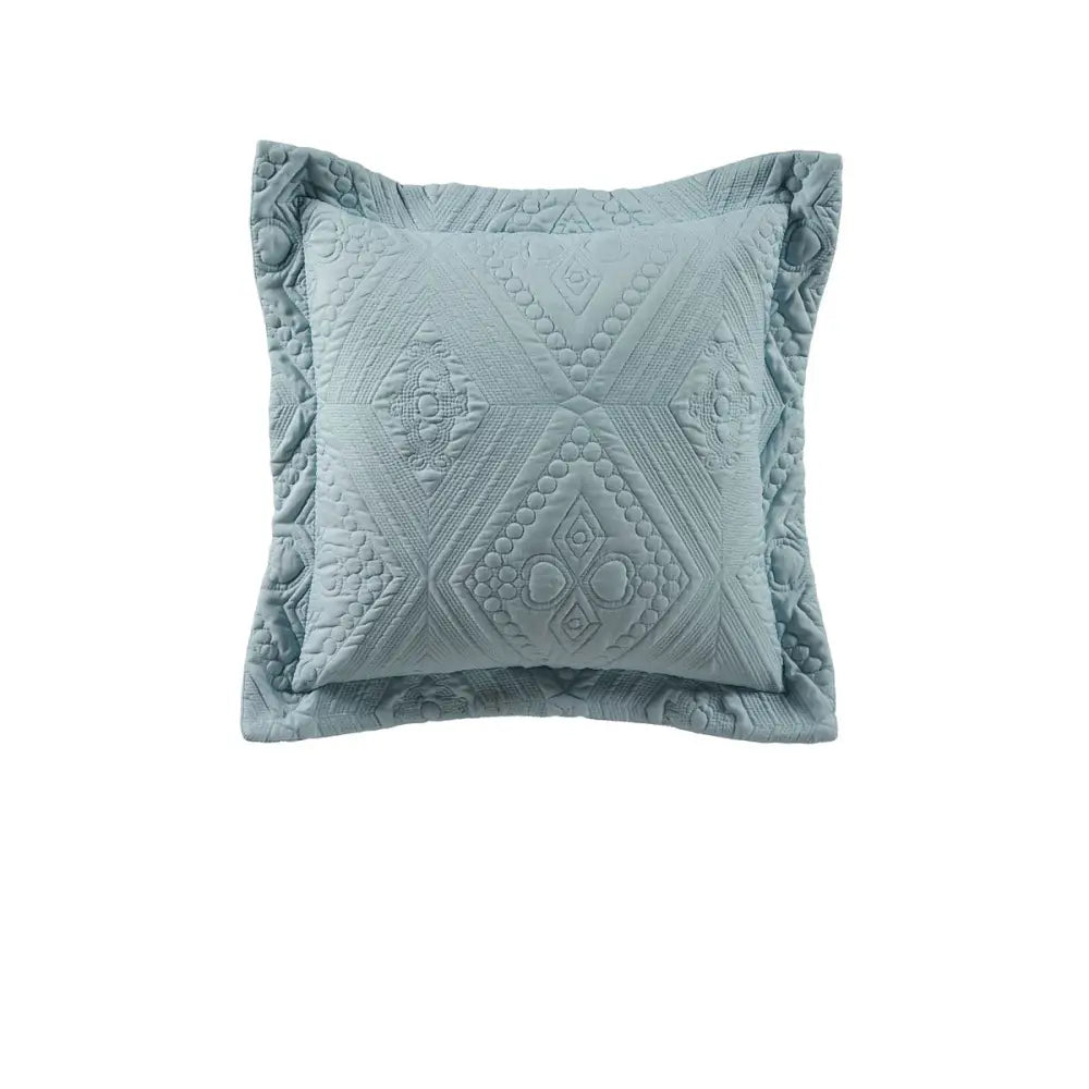 Bianca Aspen Sky Blue Coordinate Square Filled Cushion - Home & Garden > Bedding