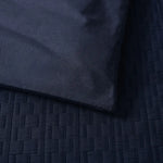 Bianca Burleigh Ink Jacquard Quilt Cover Set Super King - Home & Garden > Bedding > Duvet Covers