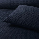 Bianca Burleigh Ink Jacquard Quilt Cover Set Super King - Home & Garden > Bedding > Duvet Covers