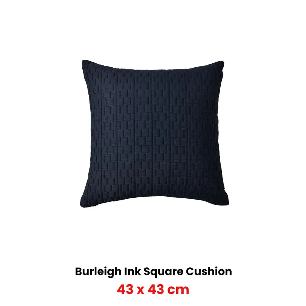Bianca Burleigh Ink Square Filled Cushion 43 x 43cm - Home & Garden > Decor > Cushions & Throws