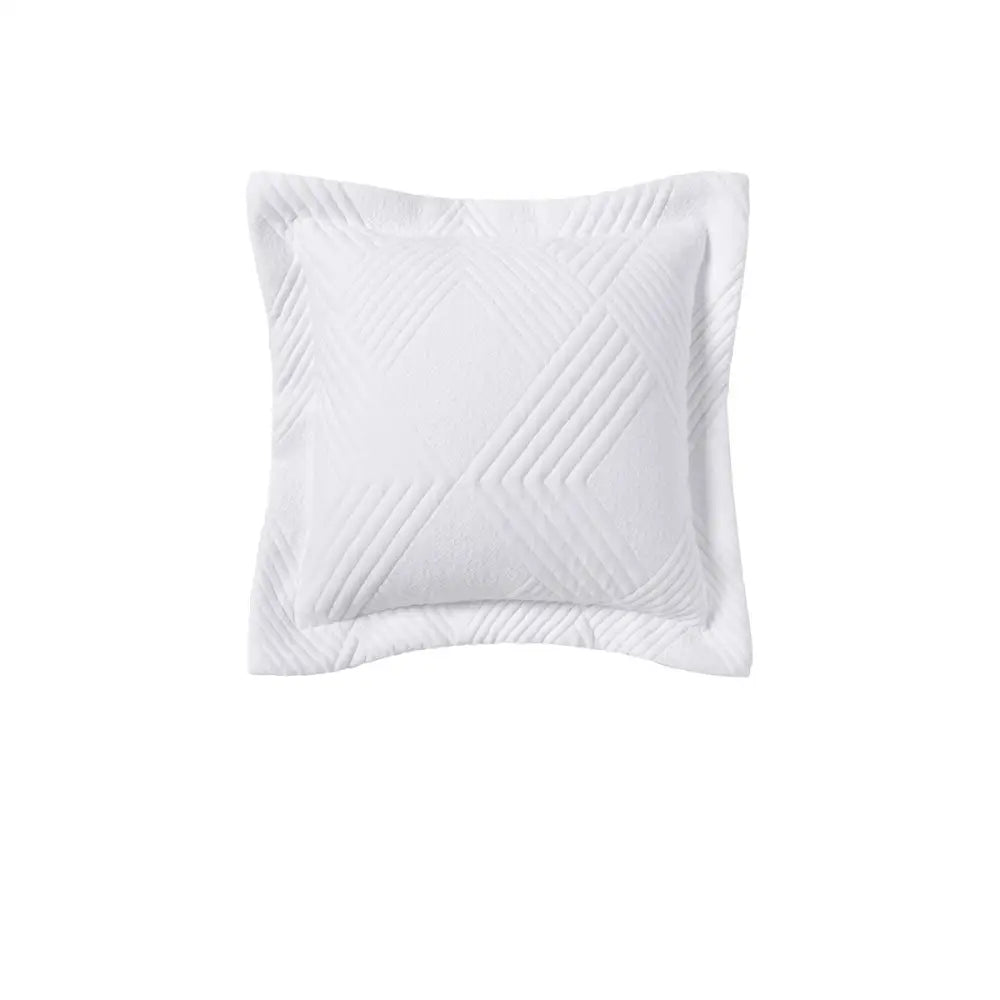 Bianca Cassiano Square Filled Cushion 43 x 43cm - White - Home & Garden > Decor > Cushions & Throws