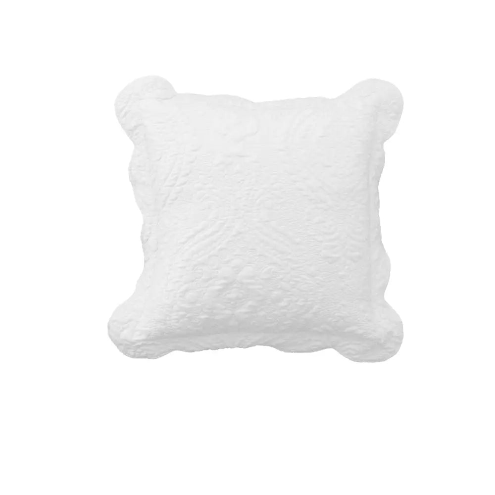 Bianca Elegance Square Cushion - White - Home & Garden > Decor > Cushions & Throws