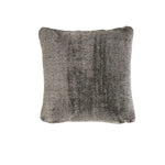 Grey faux fur decorative throw pillow for Hotham Square Filled Cushion 43 x 43 cm Brown