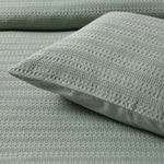 Bianca Kahlani Sage Waffle Quilt Cover Set Double - Home & Garden > Bedding > Duvet Covers