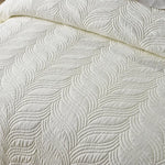 Bianca Kamala Cream Embossed Bedspread Set Single - Home & Garden > Bedding