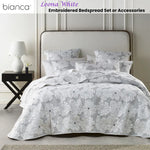 Bianca Leona White 4 Pcs Bedspread Set King - Home & Garden > Bedding
