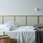 Bianca Natural Sleep Recycled Cotton and Bamboo Sheet Set White King - Home & Garden > Bedding > Bed Sheets