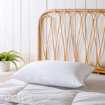 Bianca Natural Sleep White Bamboo Blend Medium Profile Pillow - Home & Garden > Bedding