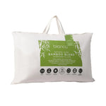 Bianca Natural Sleep White Bamboo Blend Medium Profile Pillow - Home & Garden > Bedding