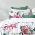 Bianca Nikita White Polyester Coverlet Set Super King - Home & Garden > Bedding