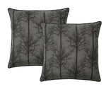 Bianca Pair of Alpine Stag Taupe European Pillowcases - Home & Garden > Bedding