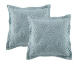 Bianca Pair of Aspen Sky Blue European Pillowcases - Home & Garden > Bedding