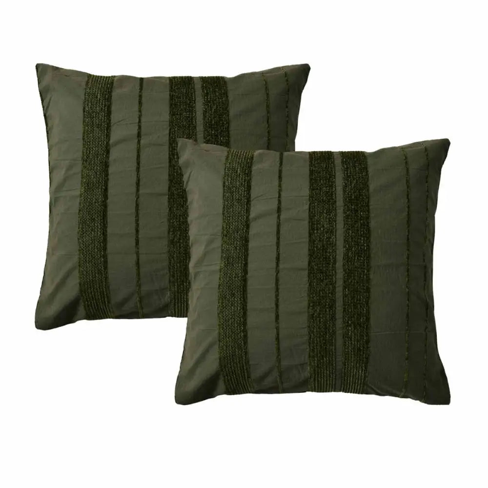 Bianca Pair of Avery Forest European Pillowcases 65 x 65cm - Home & Garden > Bedding > Pillowcases