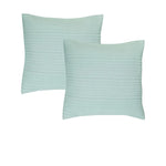 Bianca Pair of Cressida European Pillowcases 65 x 65cm - Sage - Home & Garden > Bedding > Pillowcases