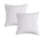 Bianca Pair of Evora White European Pillowcases - Home & Garden > Bedding > Pillowcases