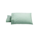 Bianca Pair of Heston Cotton Percale Standard Pillowcases Sage - Home & Garden > Bedding > Pillowcases