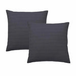 Bianca Pair of Kahlani Charcoal European Pillowcases 65 x 65cm - Home & Garden > Bedding > Pillowcases