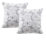Bianca Pair of Leona White European Pillowcases - Home & Garden > Bedding