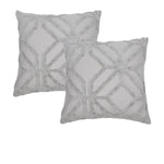 Bianca Pair of Willow Silver European Pillowcases - Home & Garden > Bedding > Pillowcases