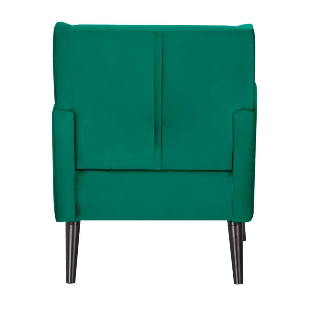 Bianca Set of 2 Accent Sofa Arm Chair Fabric Uplholstered Lounge - Green - Furniture > Sofas