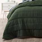 Bianca Vienna Green Textured Bedspread Set Single - Home & Garden > Bedding