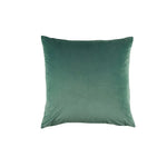 Square emerald green Velvet Sage throw pillow from the Bianca Vivid Coordinate Velvet collection