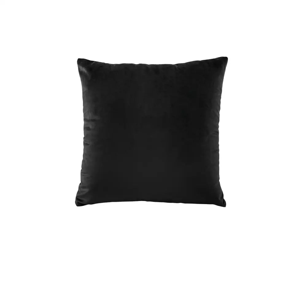 Bianca Vivid Coordinates Velvet Square Cushion Black - Home & Garden > Decor > Cushions & Throws