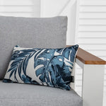 Bicolour Outdoor Lumbar Cushion Pillows - Furniture > Outdoor