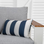 Bicolour Outdoor Lumbar Cushion Pillows - Furniture > Outdoor