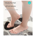 Big Wave Beach Bath Mat - Super Absorbent Non-Slip Bathroom Floor Mat - 40x60cm - Home & Garden > Bathroom Accessories