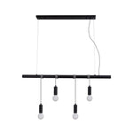 Bikkel 4 Lights Pendant Light - Black - Home & Garden > Lighting