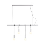 Bikkel 4 Lights Pendant Light - White - Home & Garden > Lighting