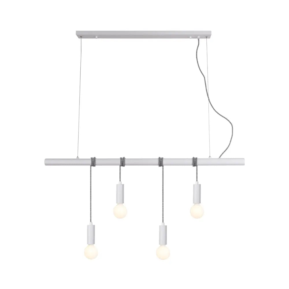 Bikkel 4 Lights Pendant Light - White - Home & Garden > Lighting
