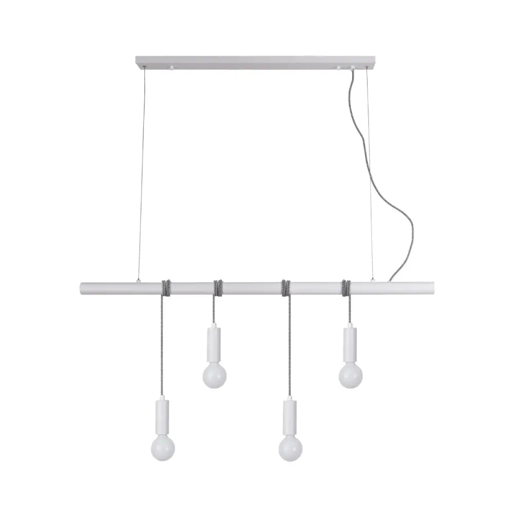 Bikkel 4 Lights Pendant Light - White - Home & Garden > Lighting