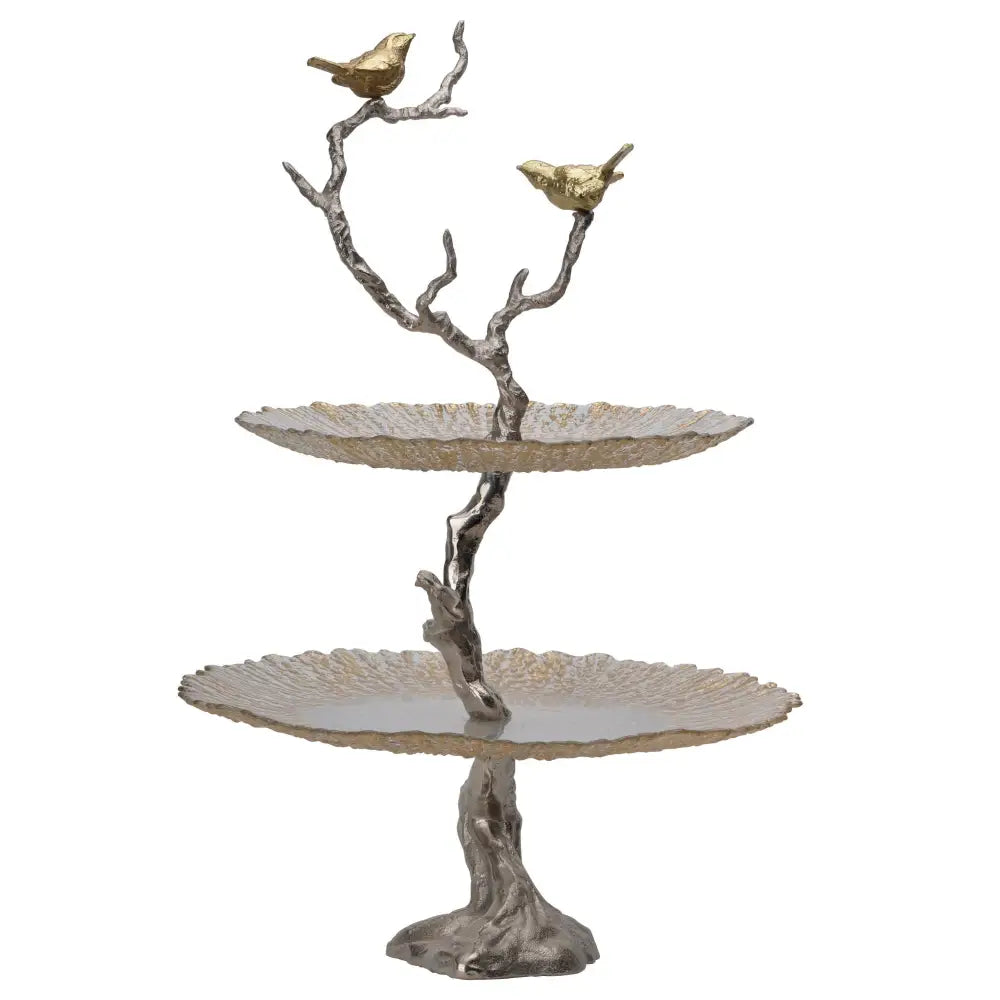BIRD AND TREE CAKE STAND - Home & Garden > Decor > Vases & Table Decor