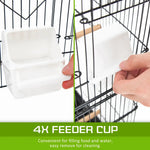 Bird Cage Parrot Aviary 2IN1 Design VEER 92cm - Pet Care > Bird > Bird Cages & Stands