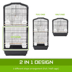 Bird Cage Parrot Aviary 2IN1 Design VEER 92cm - Pet Care > Bird > Bird Cages & Stands