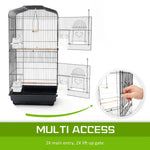 Bird Cage Parrot Aviary 2IN1 Design VEER 92cm - Pet Care > Bird > Bird Cages & Stands