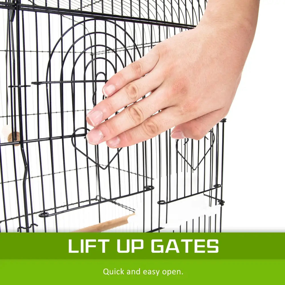 Bird Cage Parrot Aviary 2IN1 Design VEER 92cm - Pet Care > Bird > Bird Cages & Stands
