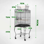 Bird Cage Parrot Aviary ALTO 145cm - Pet Care > Bird > Bird Cages & Stands
