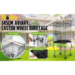 Bird Cage Parrot Aviary ALTO 145cm - Pet Care > Bird > Bird Cages & Stands