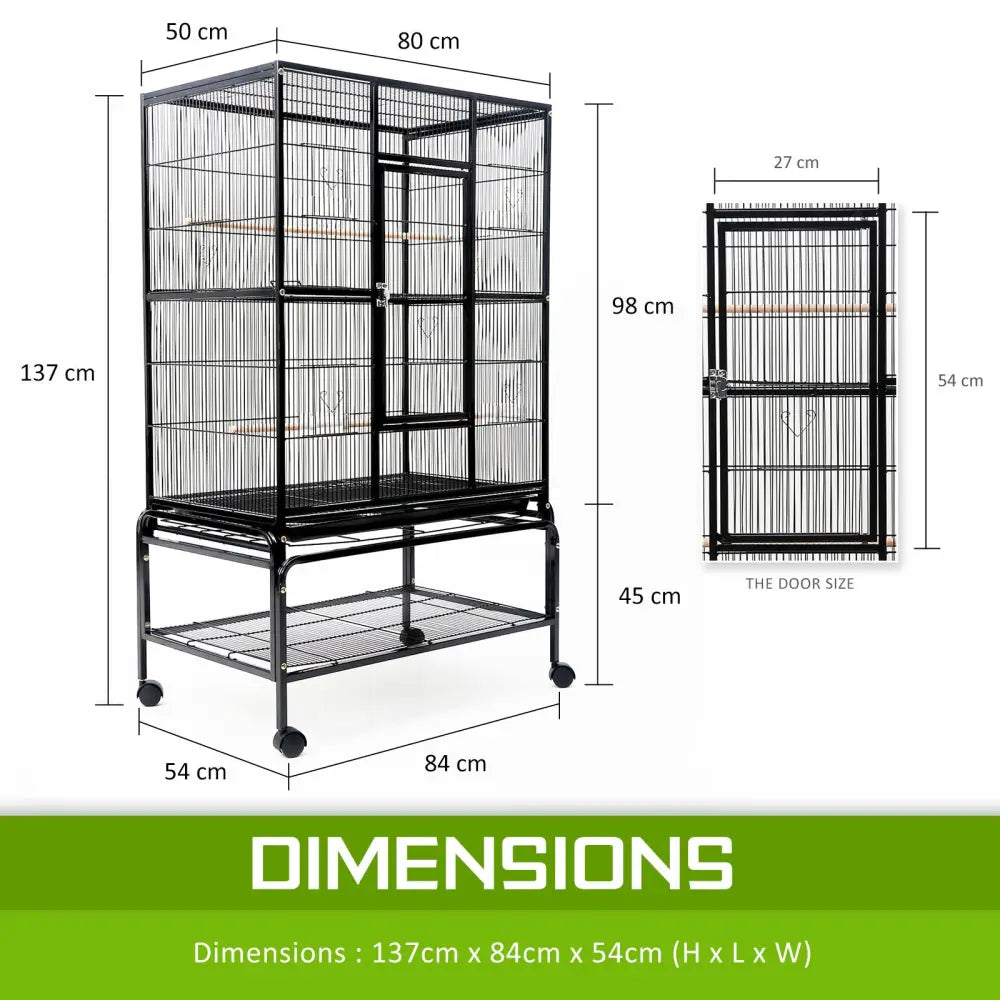 Bird Cage Parrot Aviary MELODY 137cm - Pet Care > Bird > Bird Cages & Stands