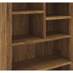 Birdsville Bookshelf Bookcase Display Unit Solid Mt Ash Timber Wood - Brown - Furniture > Living Room