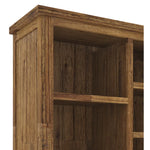 Birdsville Bookshelf Bookcase Display Unit Solid Mt Ash Timber Wood - Brown - Furniture > Living Room