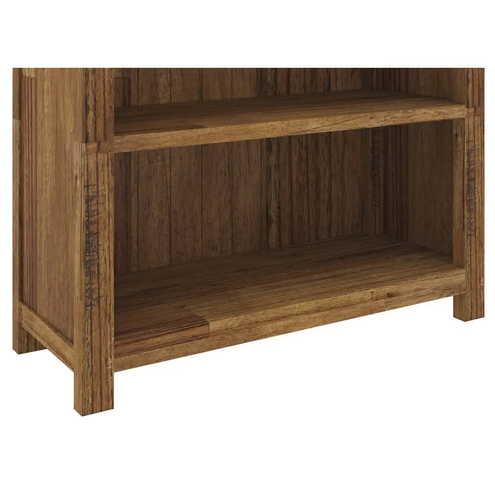 Birdsville Bookshelf Bookcase Display Unit Solid Mt Ash Timber Wood - Brown - Furniture > Living Room
