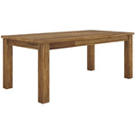 Birdsville Dining Table 190cm Solid Mt Ash Wood Home Dinner Furniture - Brown - Furniture > Dining