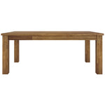 Birdsville Dining Table 190cm Solid Mt Ash Wood Home Dinner Furniture - Brown - Furniture > Dining