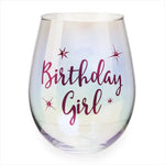Birthday Girl Irid Wine Glass - Home & Garden > Kitchenware