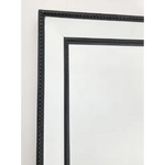 Black Beaded Framed Mirror - X Large 190cm x 100cm - Home & Garden > Decor > Mirrors